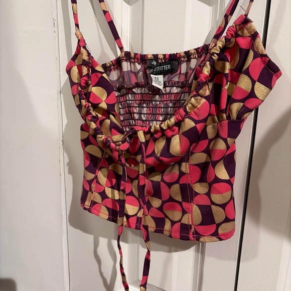 Urban Outfitters Pink and Gold Camisole - Picture 4 of 7